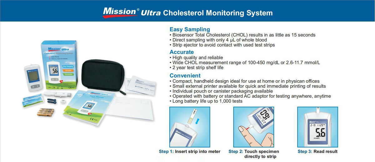 Ultra Portable Mission® Ultra Cholesterol
