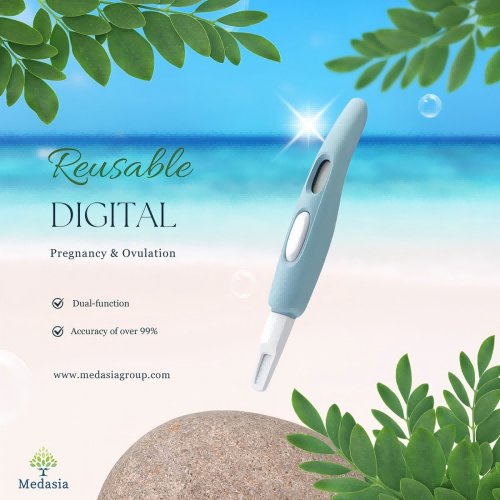 Reusable digital pregnancy test pen — eco-friendly, accurate, dual-function — Medasia Healthcare