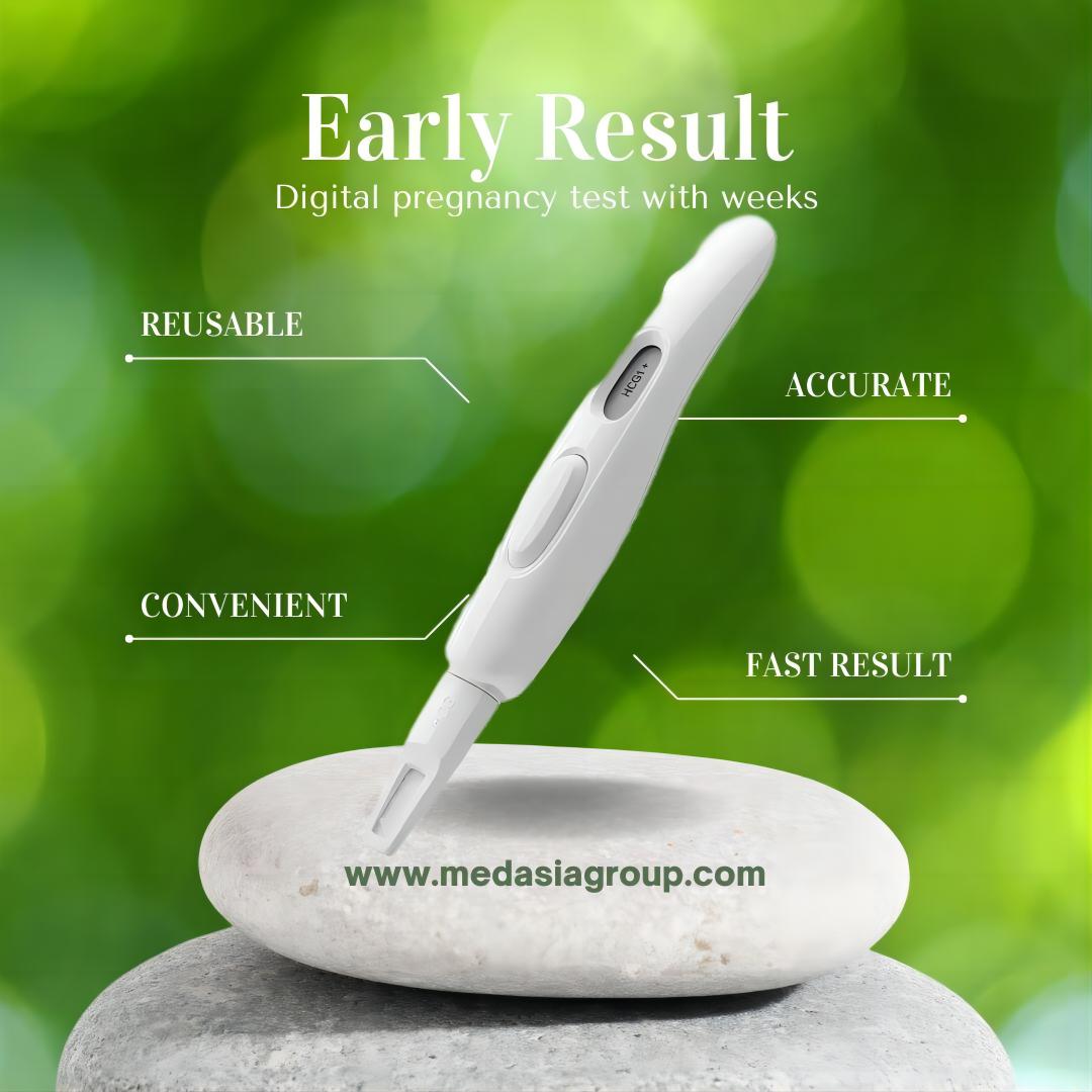 Digital Pregnancy Test with Weeks