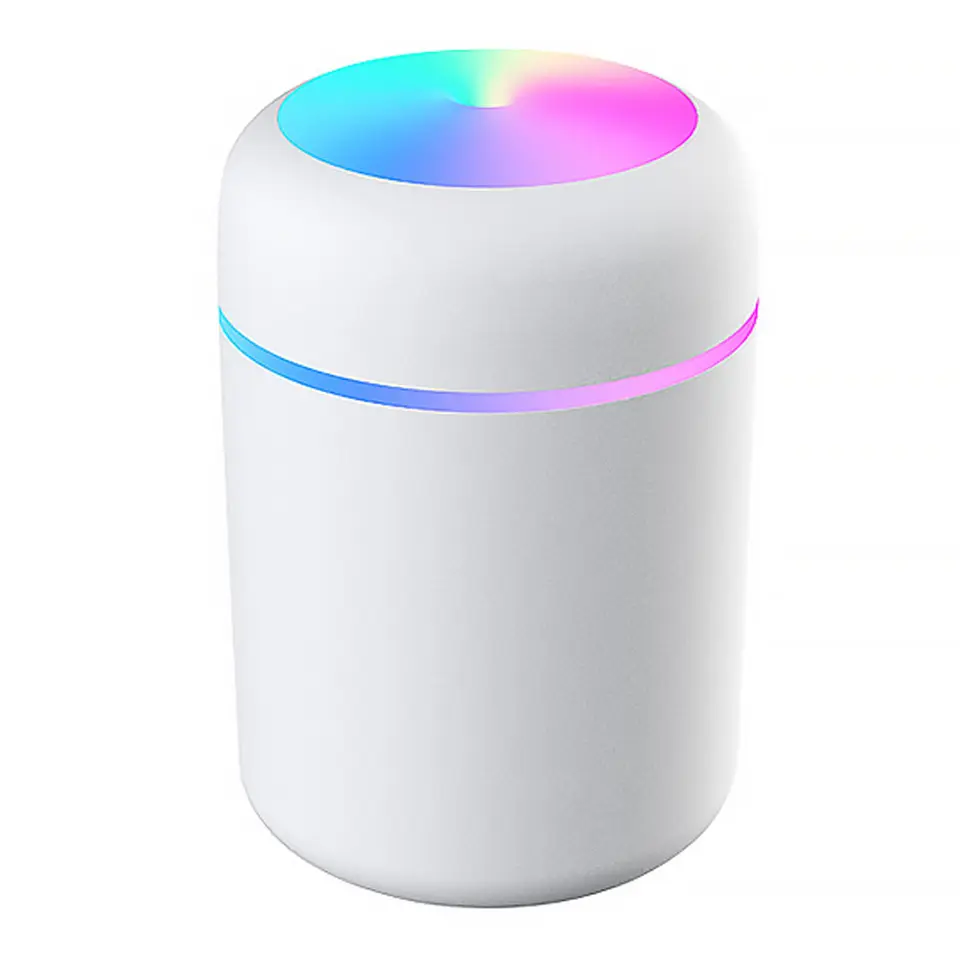 Lumière colorée mini humidificateur d'air portable