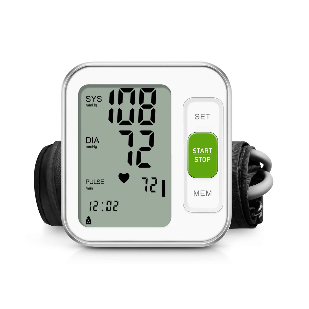 Monitor de presión arterial de brazo LCD Jumbo