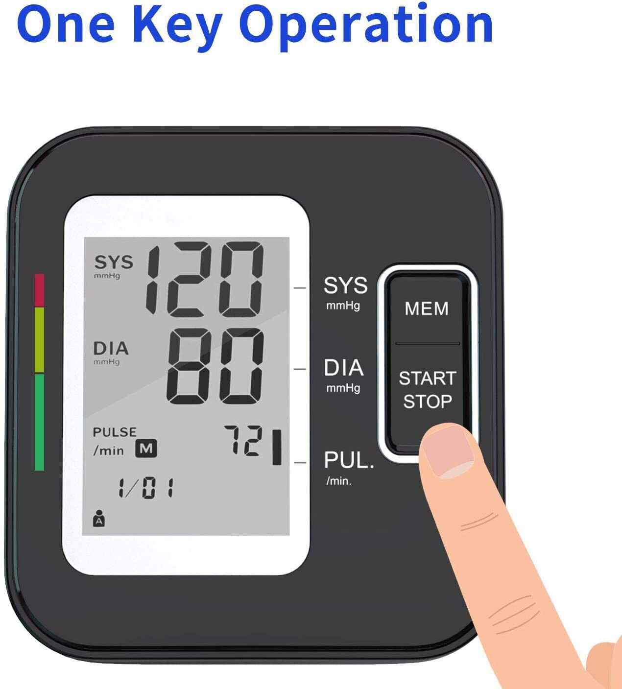 One-touch Operation Arm Blood Pressure Monitor