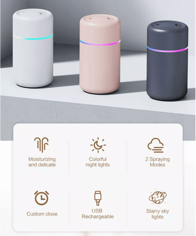 Air Humidifier With Light Projection - Hangzhou MedAsia