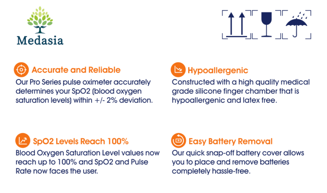 Doctor-approved Professional Pulse Oximeter - Hangzhou MedAsia