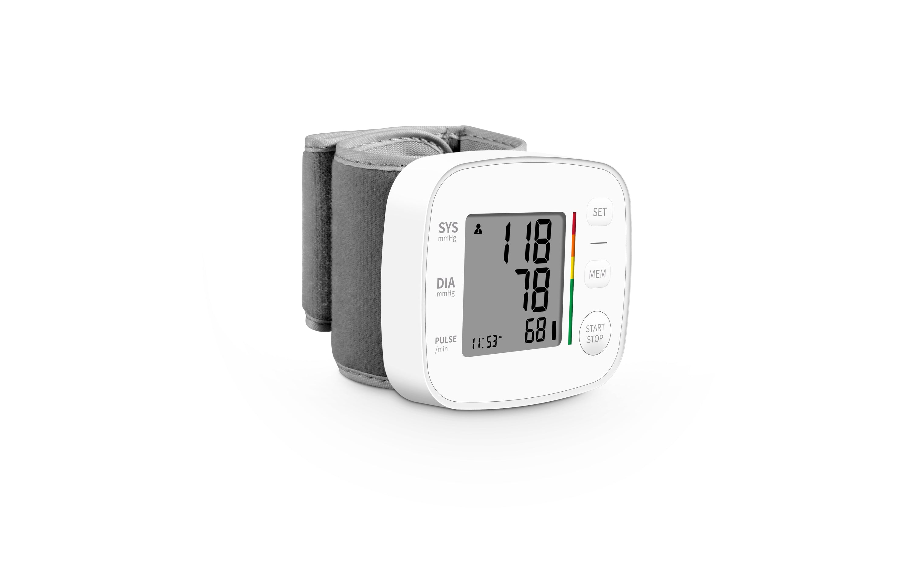 Full Automatic Electronic Wrist Type Blood Pressure Monitor - Hangzhou MedAsia