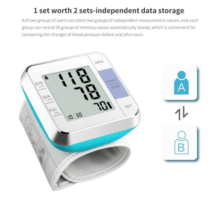 W02 Wrist Blood Pressure Monitor - Hangzhou Medasia Trading